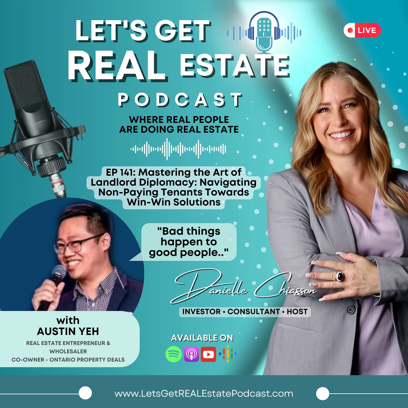 Mastering the Art of Landlord Diplomacy: Navigating Non-Paying Tenants Towards Win-Win Solutions with Austin Yeh Ep. 140