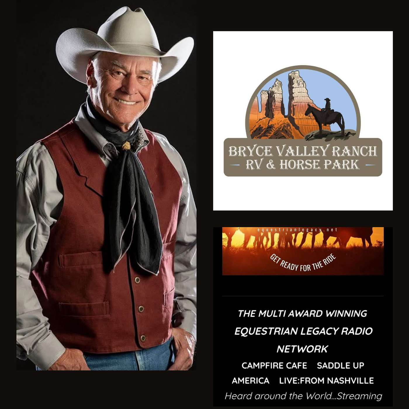 RJ VANDYGRIFF and BRYCE VALLEY RANCH on EQUESTRIAN LEGACY RADIO