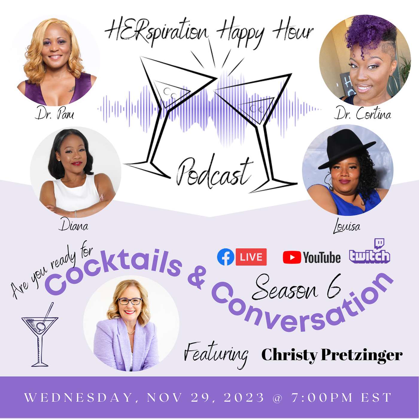 Herspiration Happy Hour, Season 6, Eps. 38: Season Finale w/Special Guest, Christy Pretzinger episode artwork
