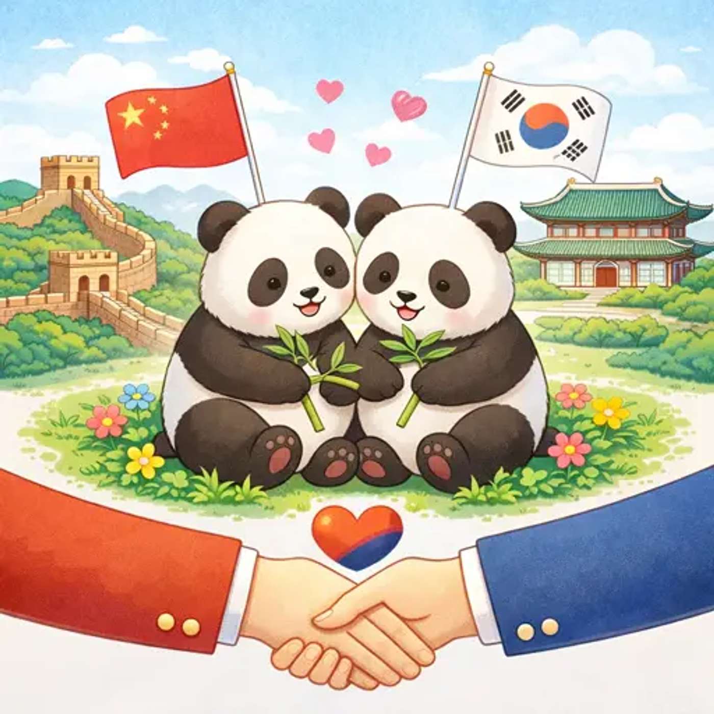 熊猫如何拉近中韩？ - How Do Pandas Bring China and South Korea Closer? [HSK 5]