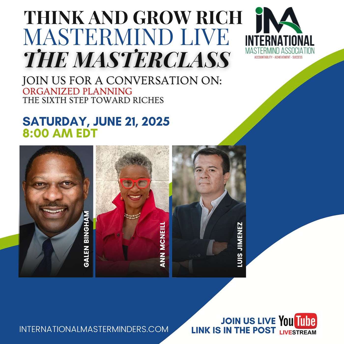IMA Think & Grow Rich Saturday Show 06.21.2025 - MASTERCLASS episode artwork