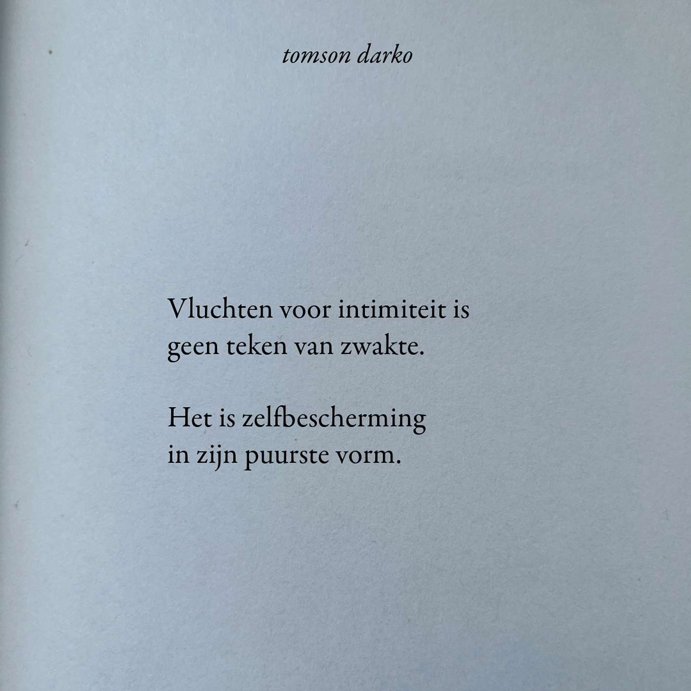 In slaap vallen met melancholie van Tomson Darko