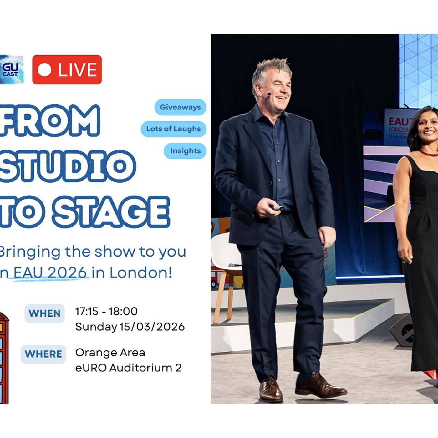 From Studio to Stage: GU Cast Live at EAU in London! From Studio to Stage: GU Cast Live at EAU in London!