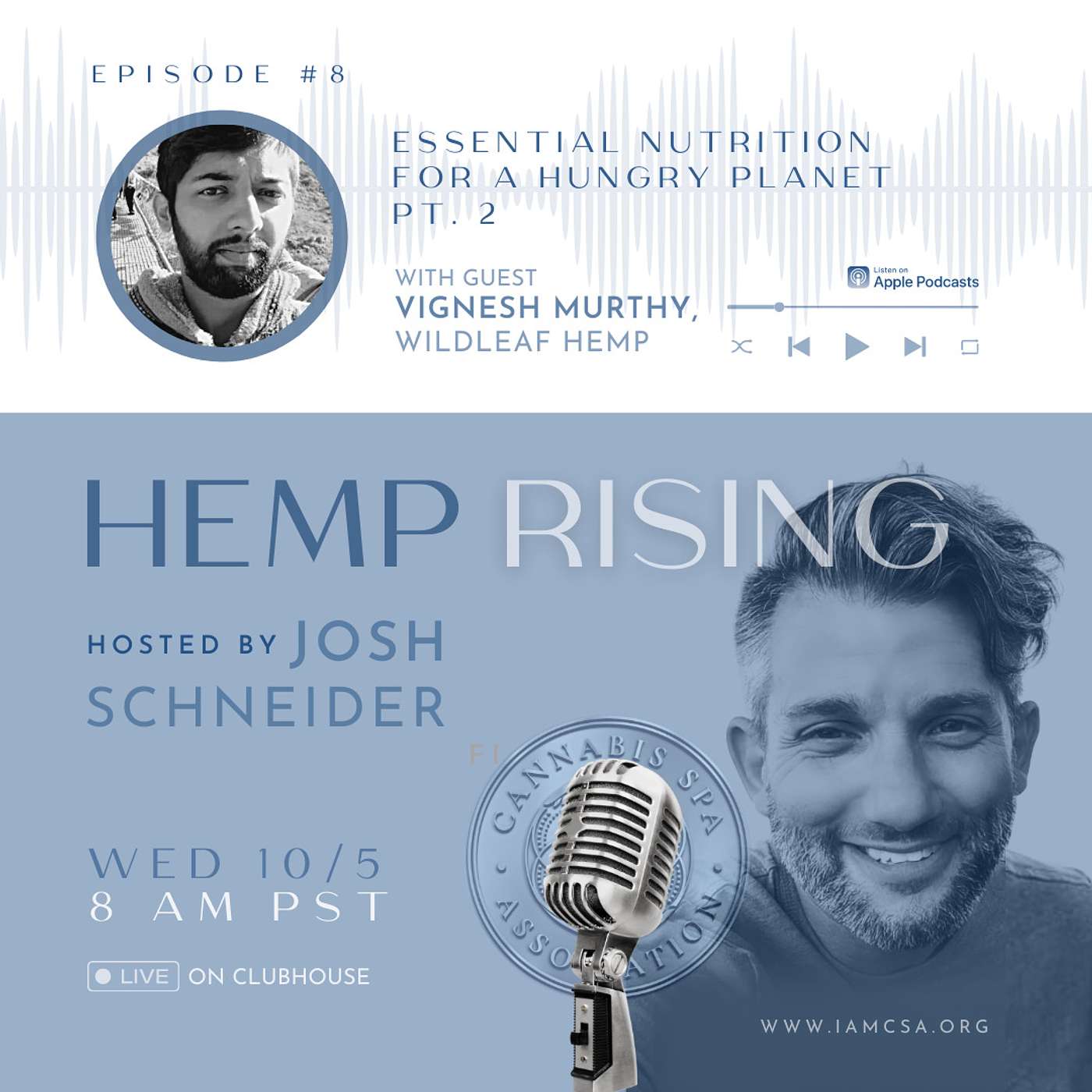 Ep. 8 - Innovations For Complete & Essential Nutrition as Indian Hempseed Products Diversify w/ Vignesh Murthy, Founder of Hemp Wildleaf