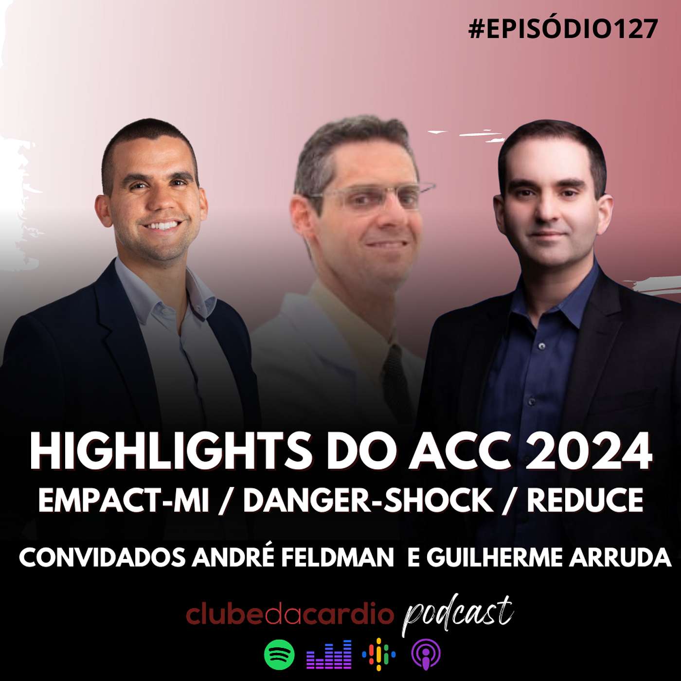 127 - Highlights do Congresso Americano de Cardiologia ACC 2024 - EMPACT-MI / DANGER-SHOCK / REDUCE-AMI