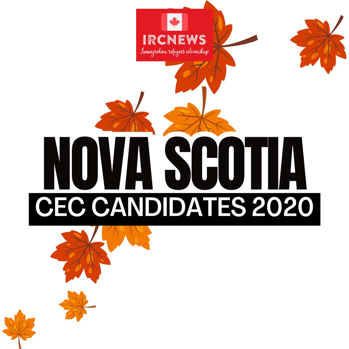 Canada Immigration Total CEC Express Entry Candidate selection for the province of Nova Scotia in 2020