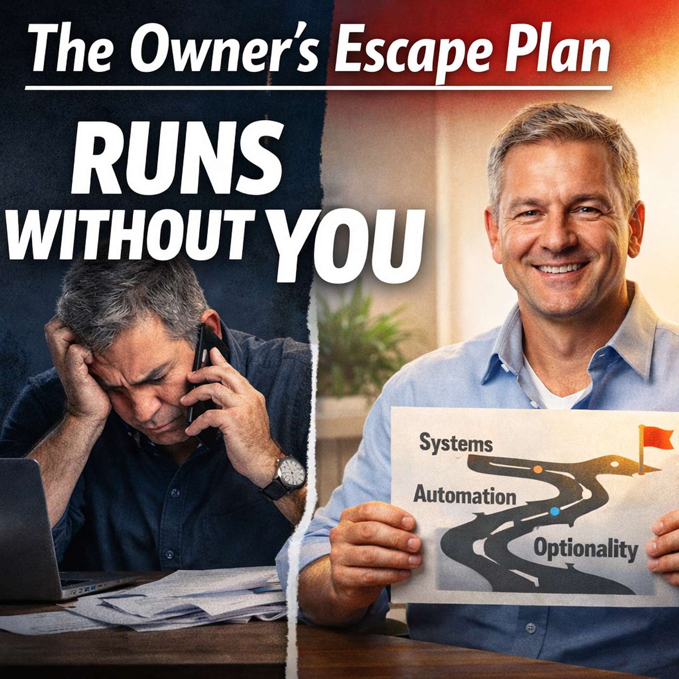 The owner's escape plan: build it to run without you. You've built success, but your business still depends on you daily. cover art