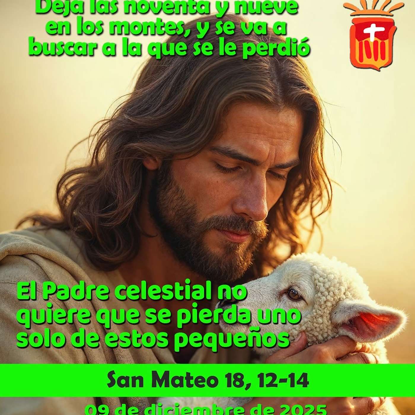 2025-12-09 San Mateo 18, 12-14: Martes II Adviento