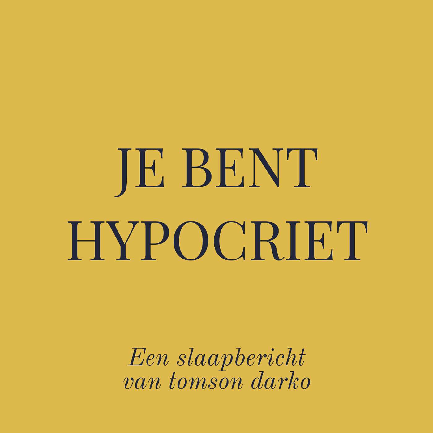 Slaapessay - Alles wat we doen, het werpt altijd wel ergens een schaduw op episode artwork
