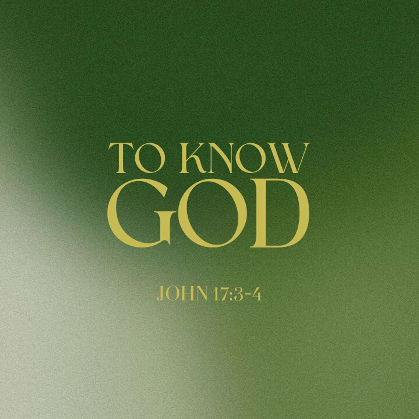 To Know God