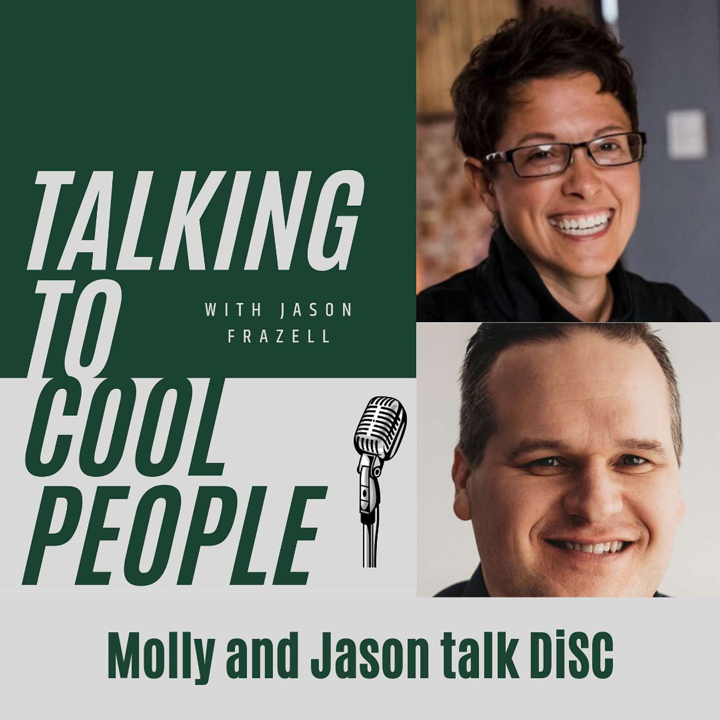Molly and Jason talk DiSC episode artwork