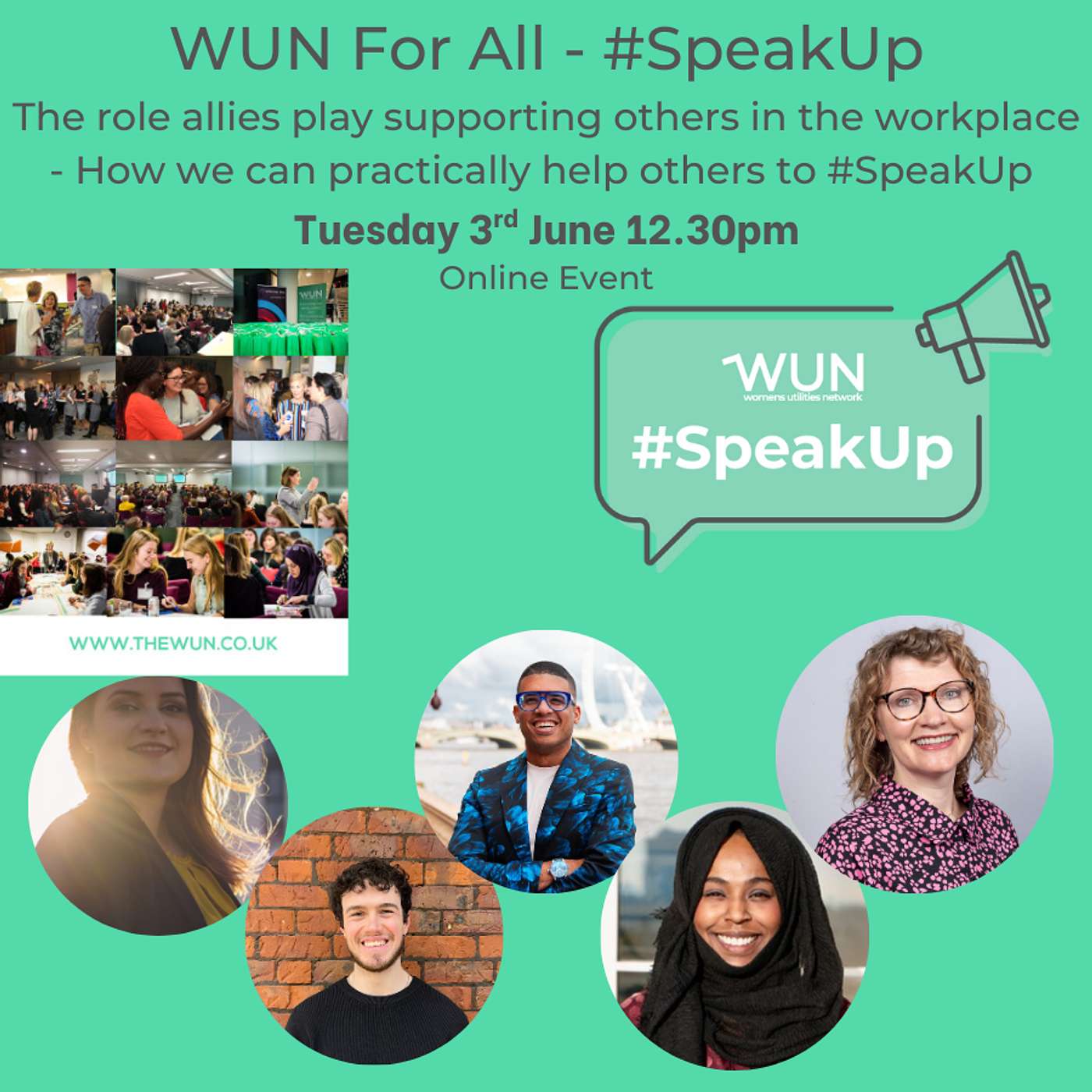 Ep 72. WUNforALL session - How can we practically support others in the workplace – and help them #SpeakUp
