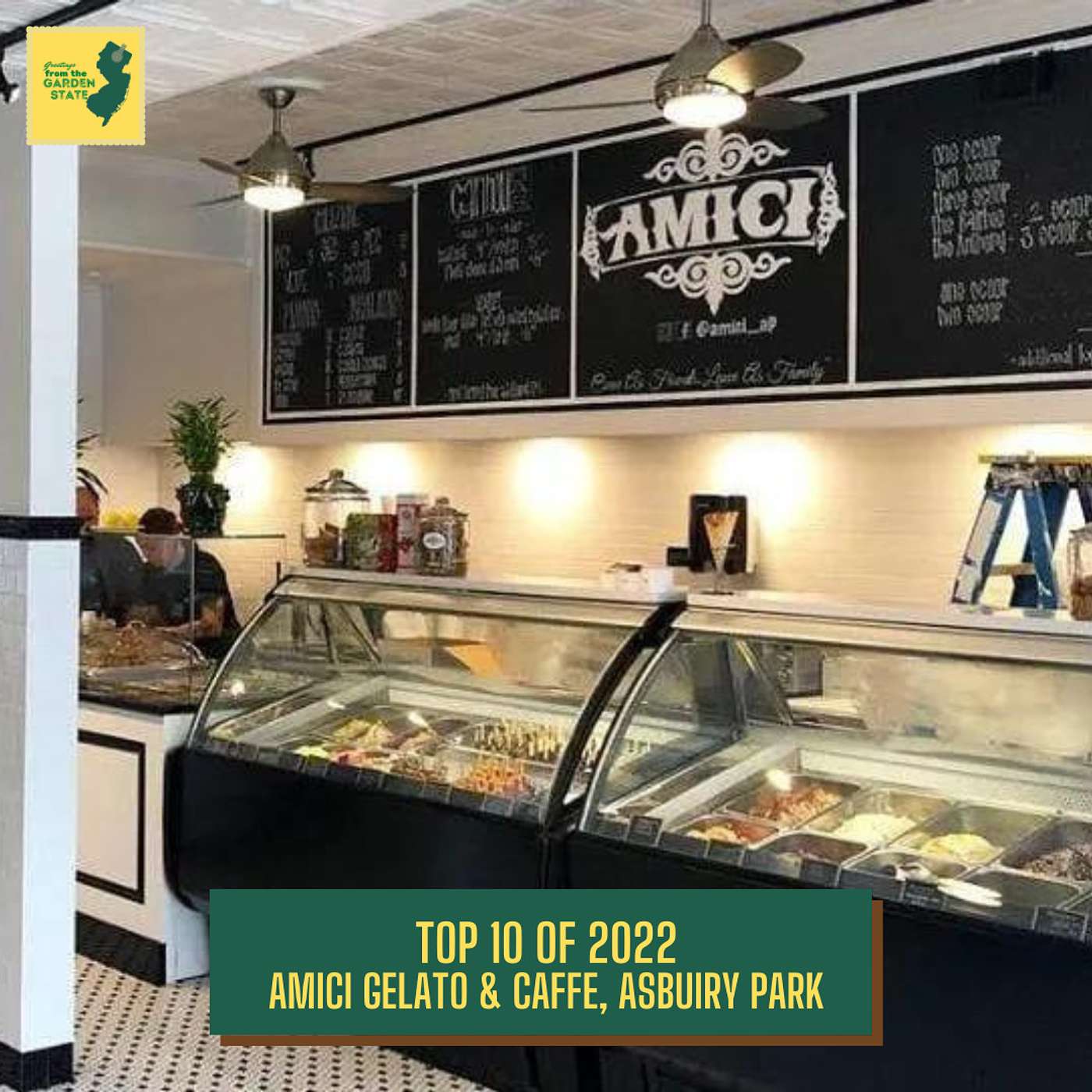 Top 10 of 2022: Amici Gelato & Caffe, Asbury Park