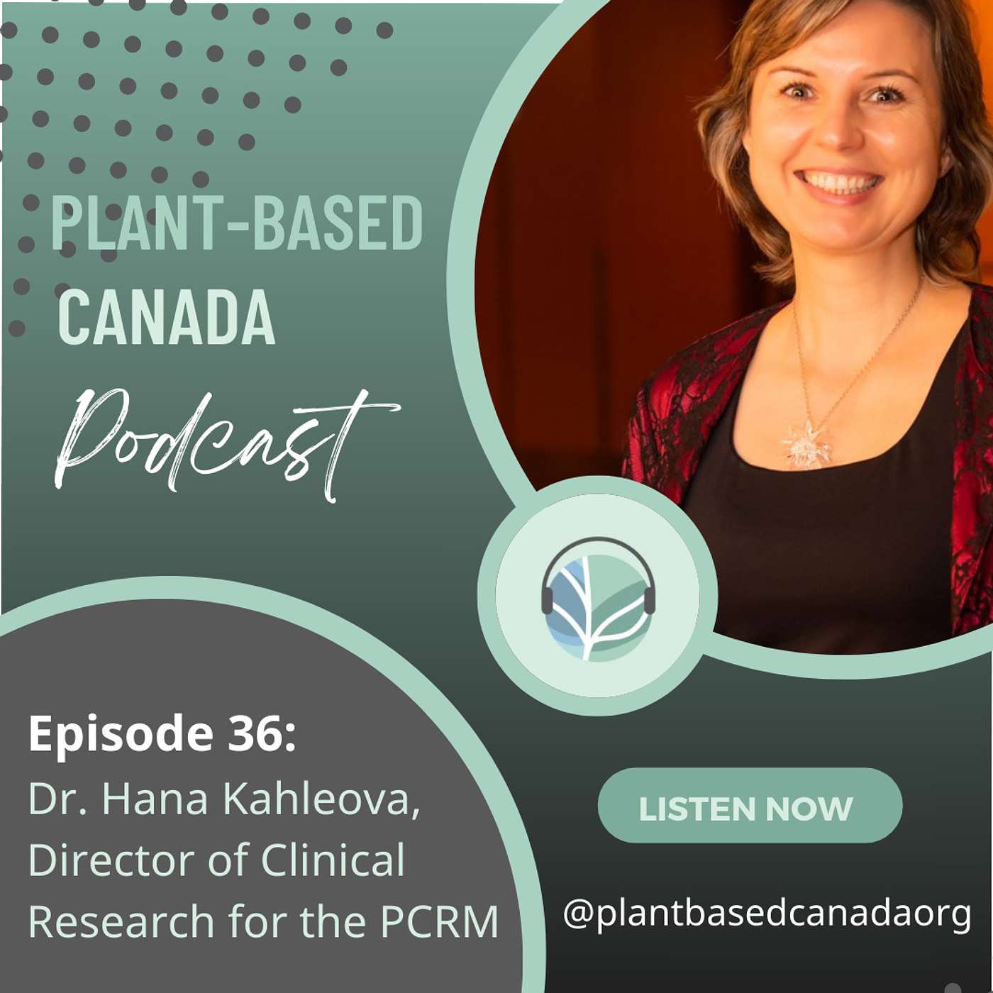 Episode 36: Dr. Hana Kahleova, Director of Clinical Research for the Physicians Committee for Responsible Medicine episode artwork