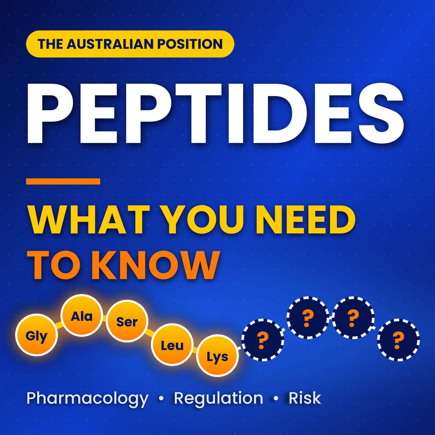 Peptides:- What you need to know.