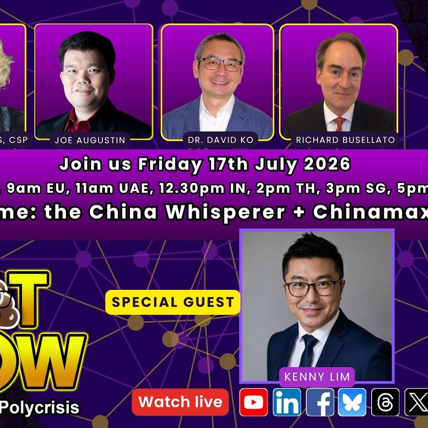 The Sh*t Show: the China Whisperer + Chinamaxxing