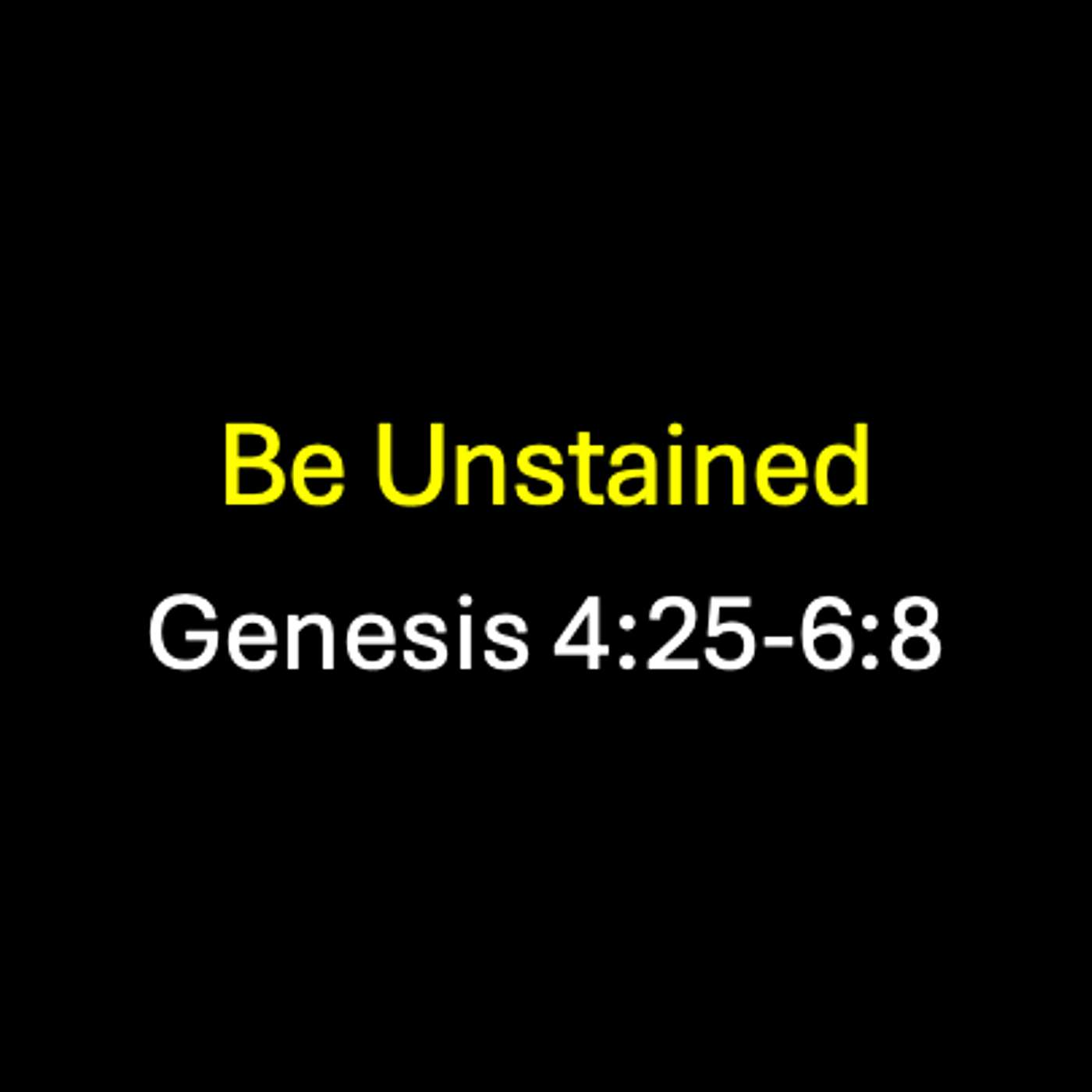 Be Unstained episode artwork