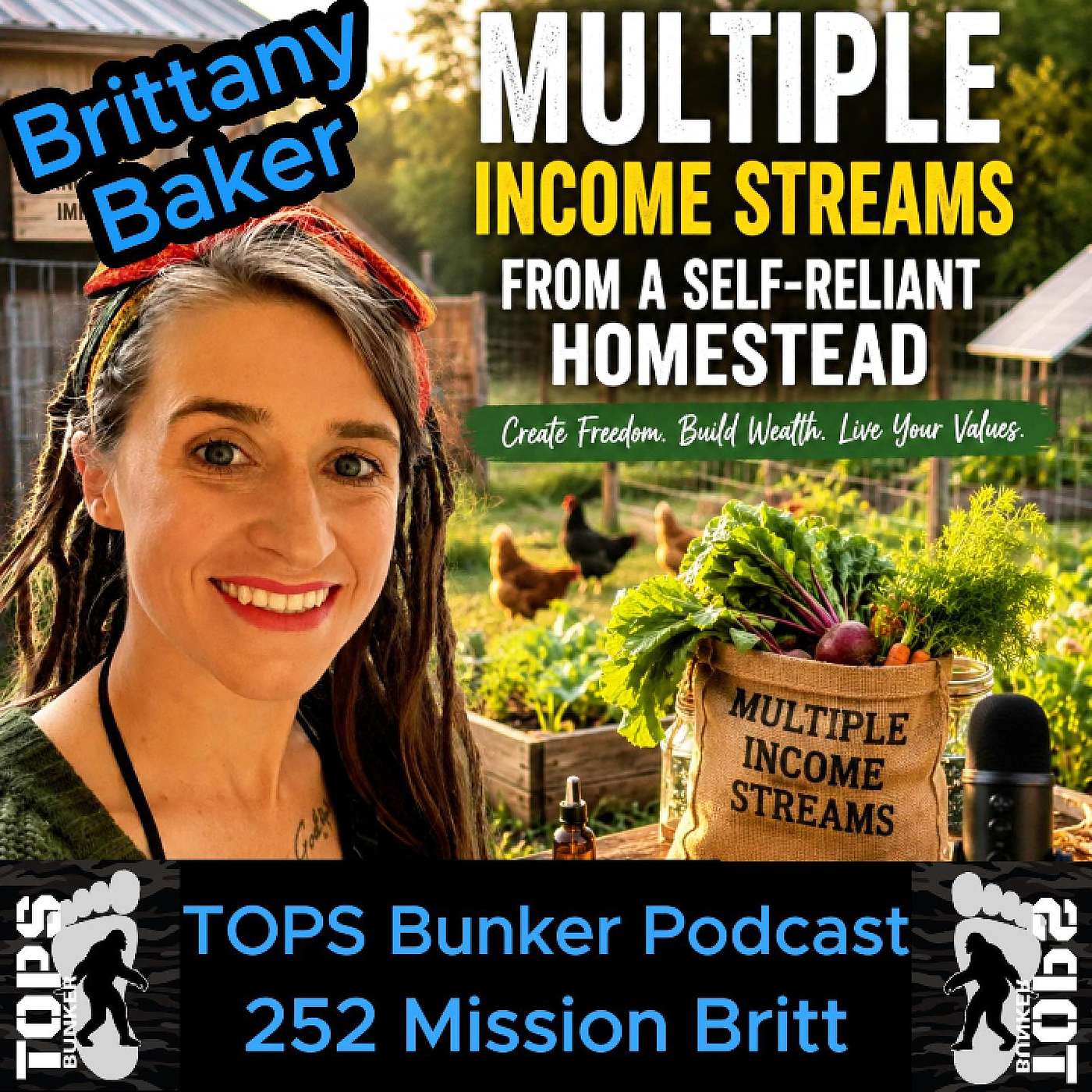 252 Mission Britt - Build Multiple Self-Reliant Income Streams From Home episode artwork