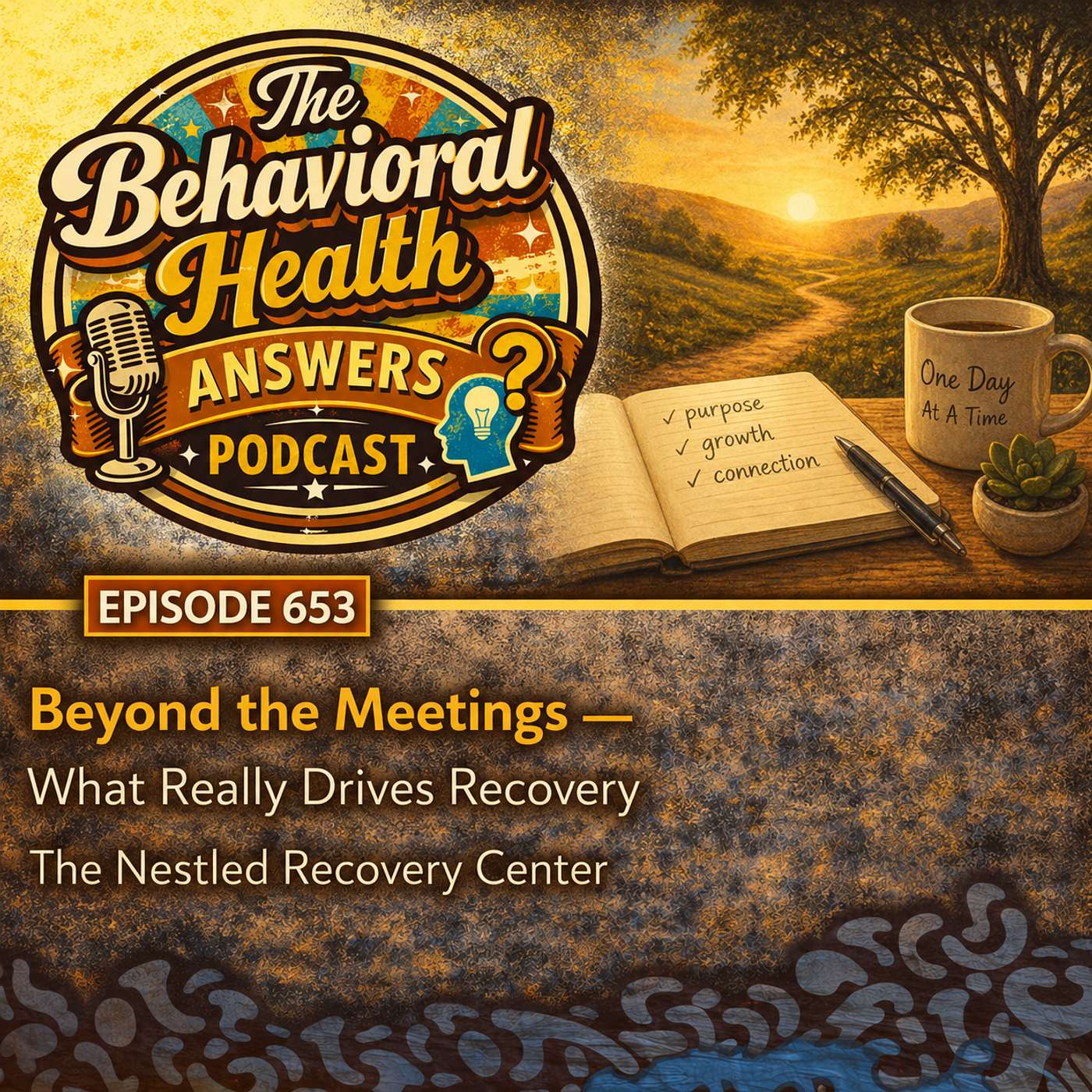 Episode 653: Beyond the Meetings - What Really Drives Recovery | The Nestled Recovery Center episode artwork