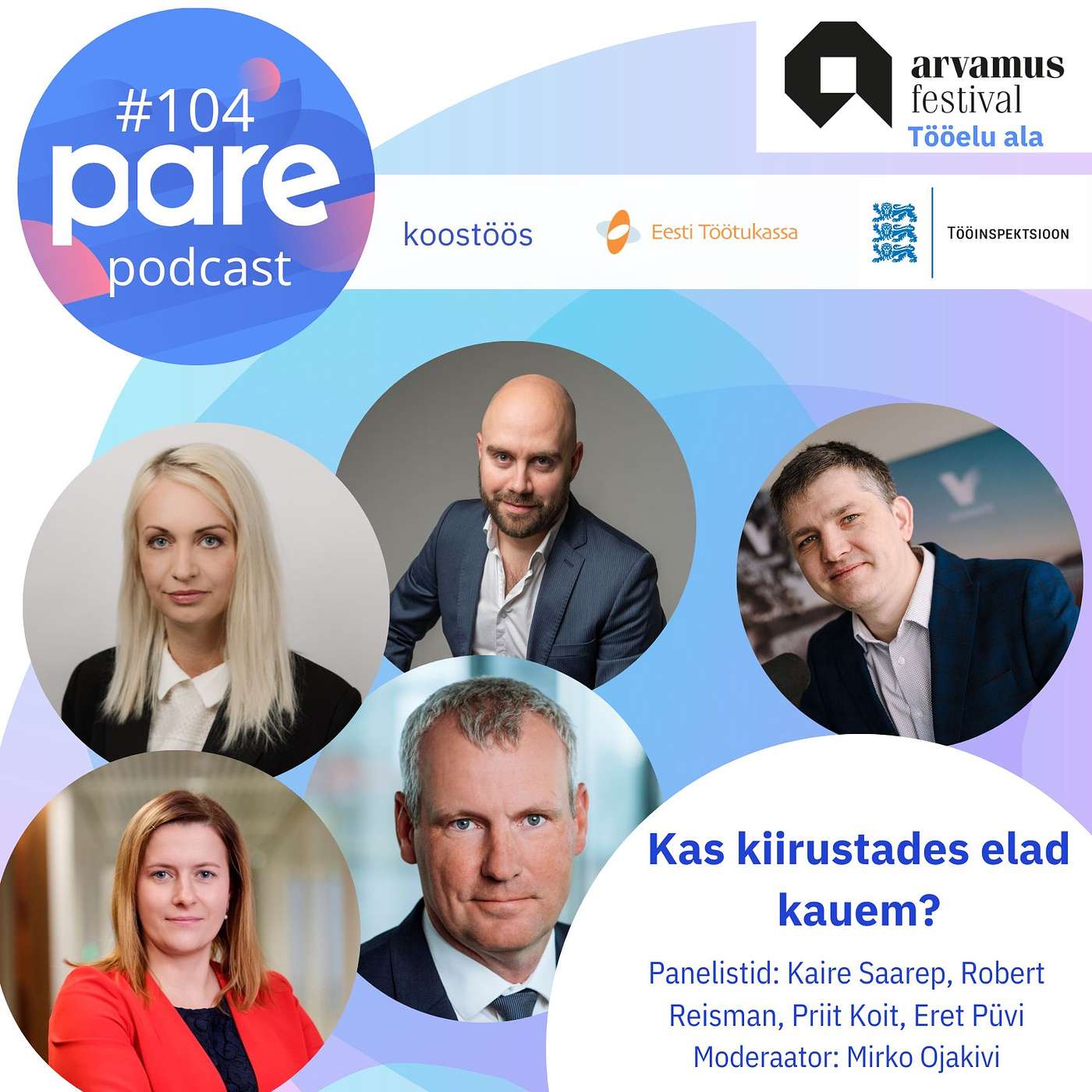 PARE Podcast #104 Arvamusfestival 2025 Tööelu ala: Kas kiirustades elad kauem?