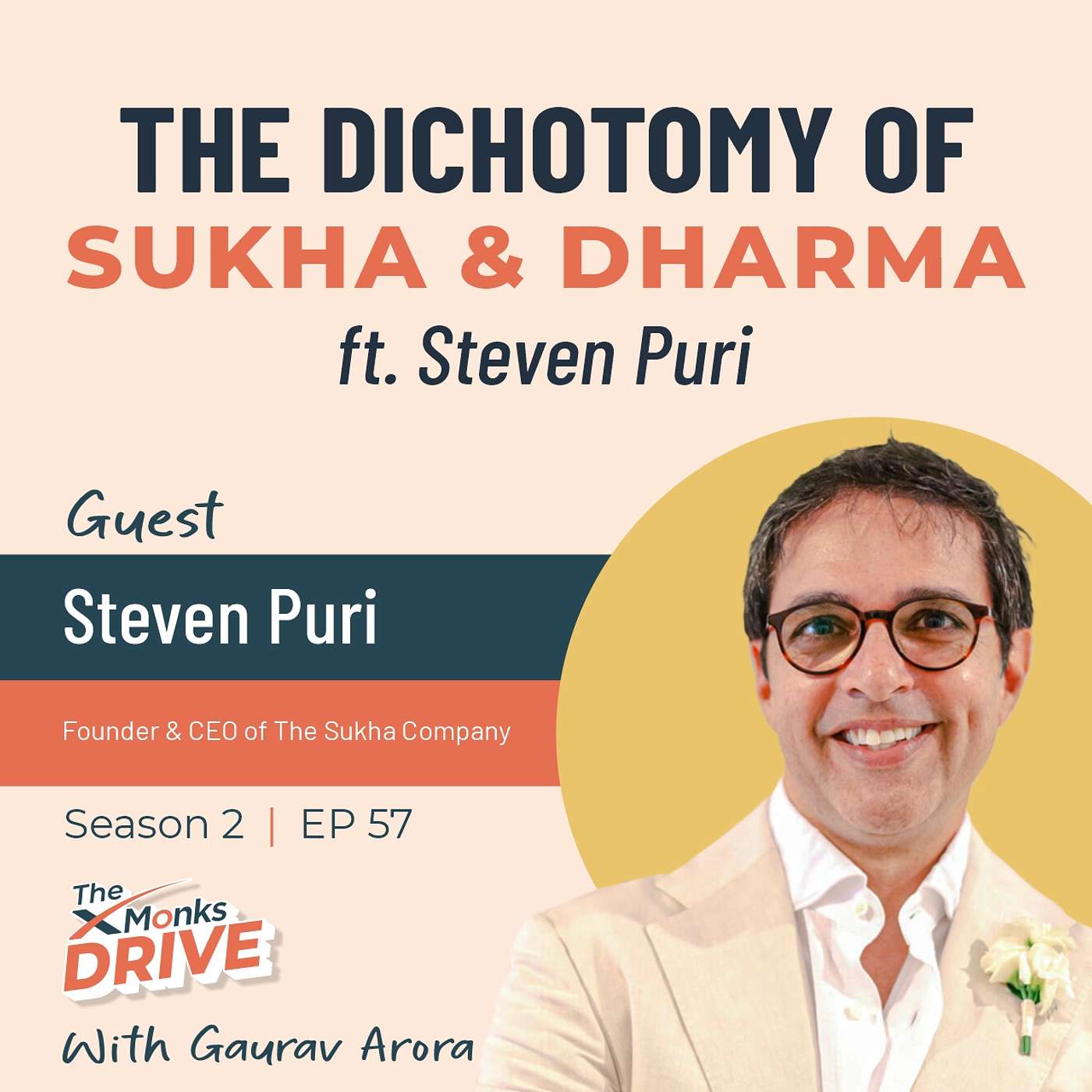 S2 E57: The Dichotomy Of Dharma & Sukha ft. Steven Puri