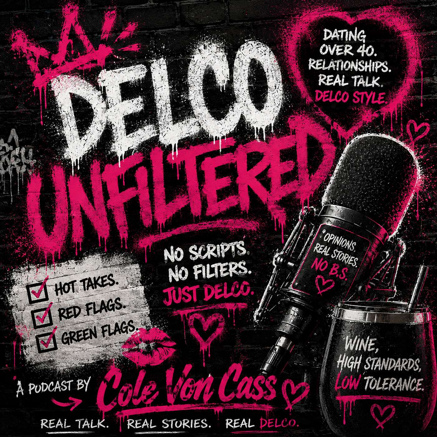 Delco Unfiltered podcast artwork