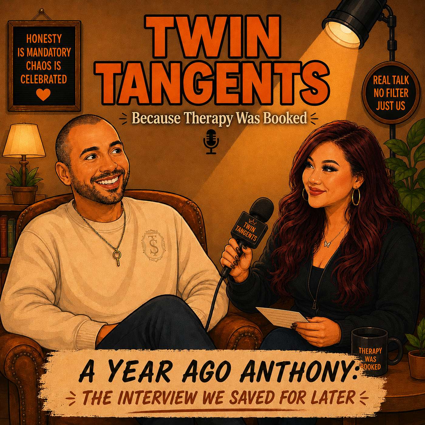 Twin Tangents Because Therapy Was Booked