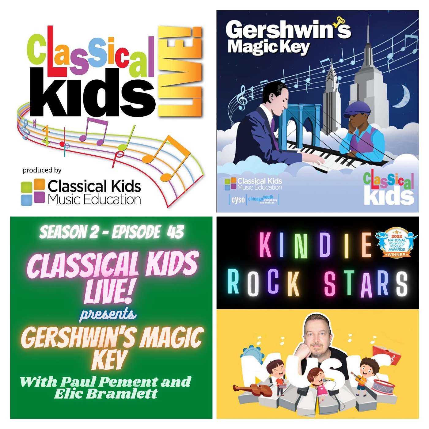 Season 2 Ep 43 - CLASSICAL KIDS LIVE! presents Gershwin's Magic Key
