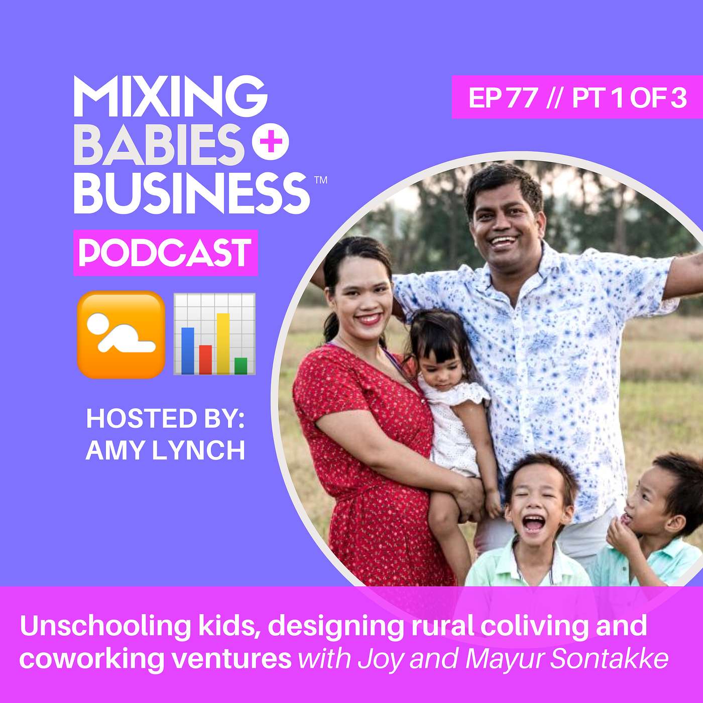 077 | Unschooling kids, designing rural coliving and coworking ventures with Joy and Mayur Sontakke | PT 1