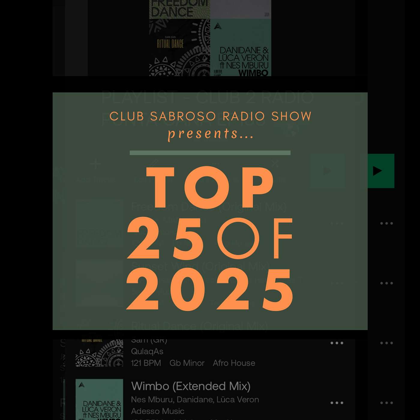 CLUB SABROSO RADIO PRESENTS: TOP 25 OF 2025!