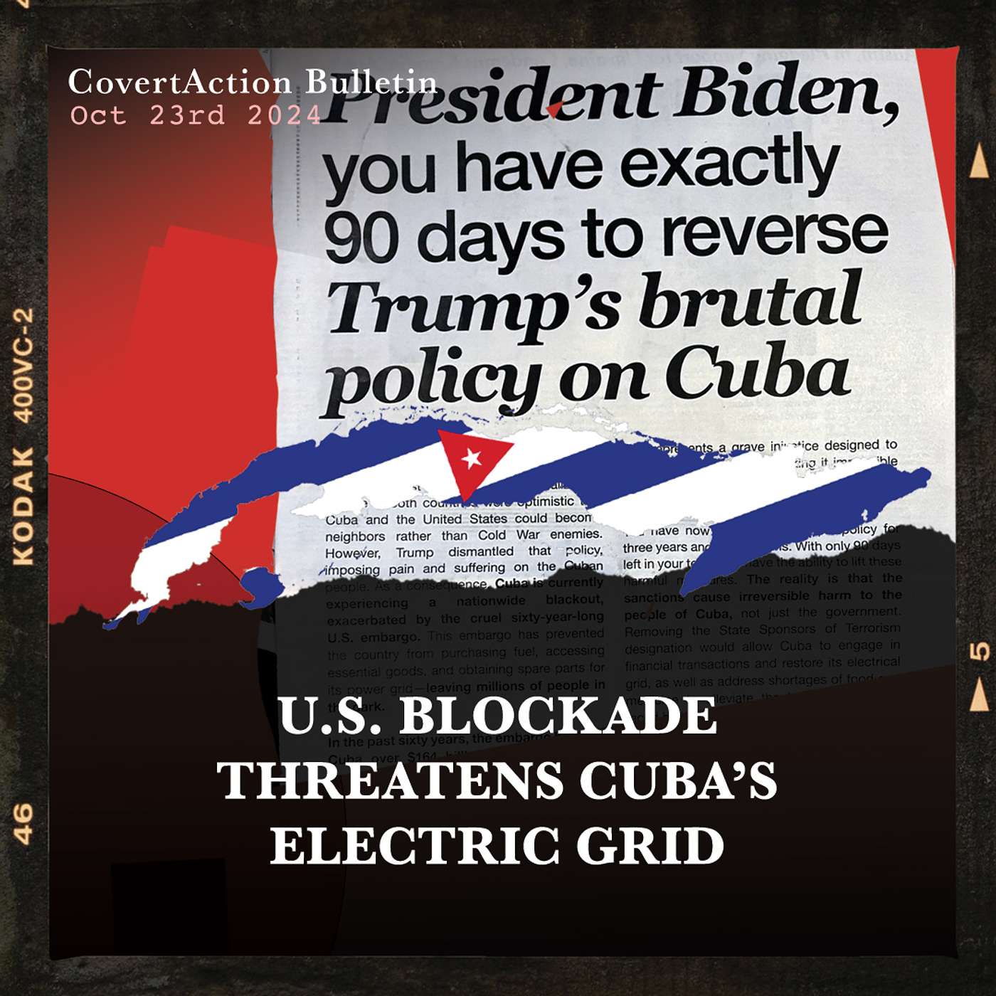 CovertAction Bulletin - U.S. Blockade Threatens Cuba’s Electric Grid