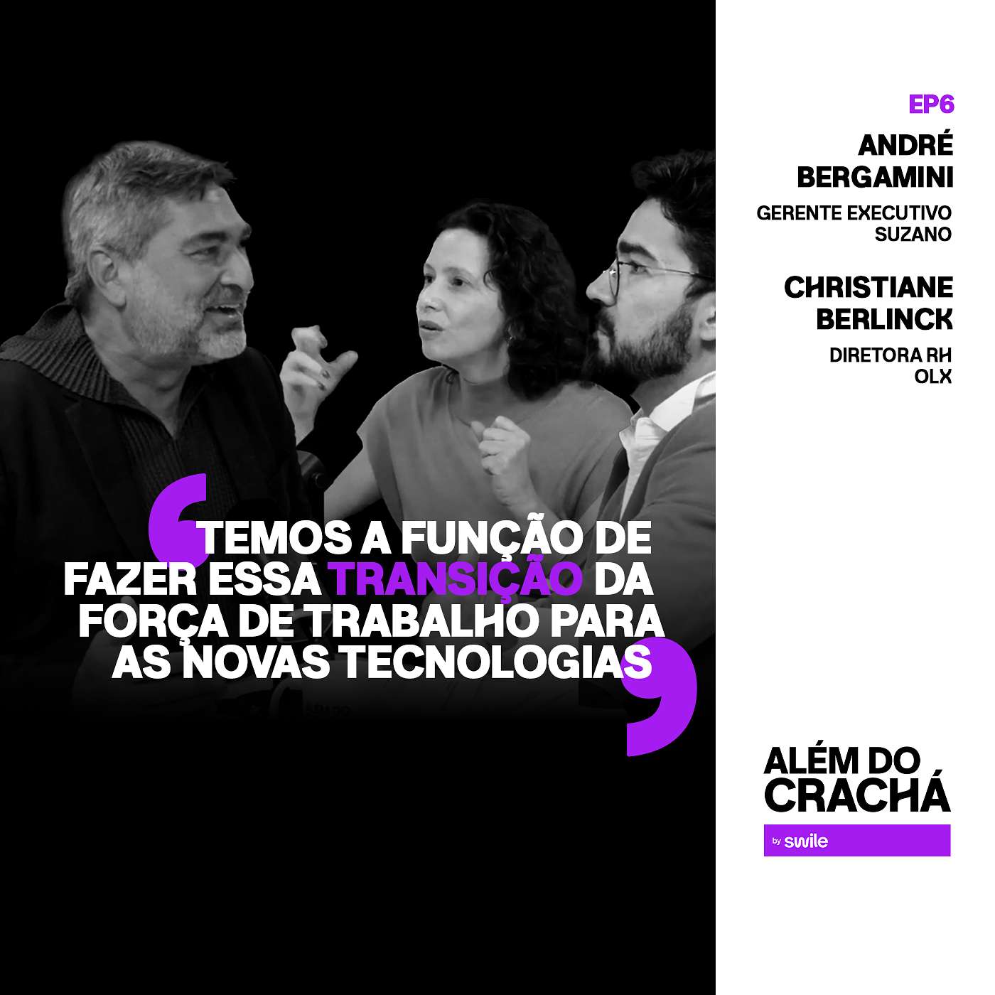 Ep.6 - Inteligência Artificial no RH com André Bergamini e Christiane Berlinck Ep.6 - Inteligência Artificial no RH com André Bergamini e Christiane Berlinck