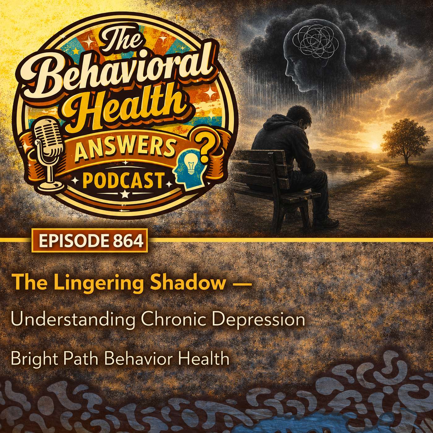 Episode 864: The Lingering Shadow - Understanding Chronic Depression | Bright Path Behavior Health episode artwork