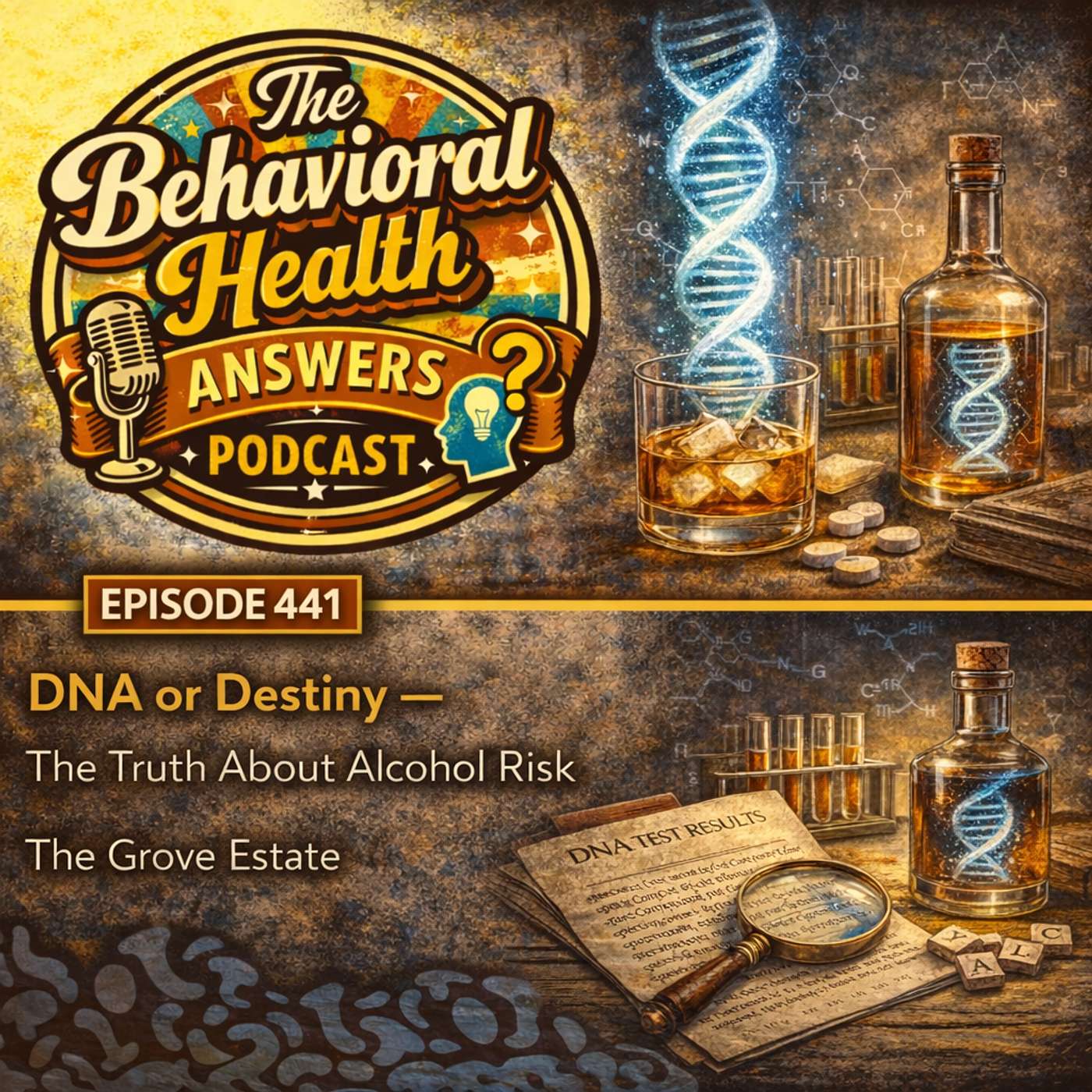Episode 441: DNA or Destiny - The Truth About Alcohol Risk | The Grove Estate episode artwork
