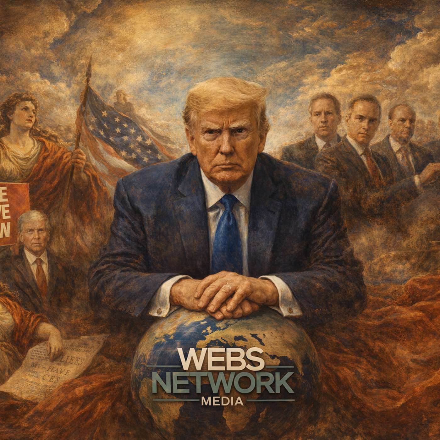 Trump given notice by "MS Now" that it's all falling apart episode artwork