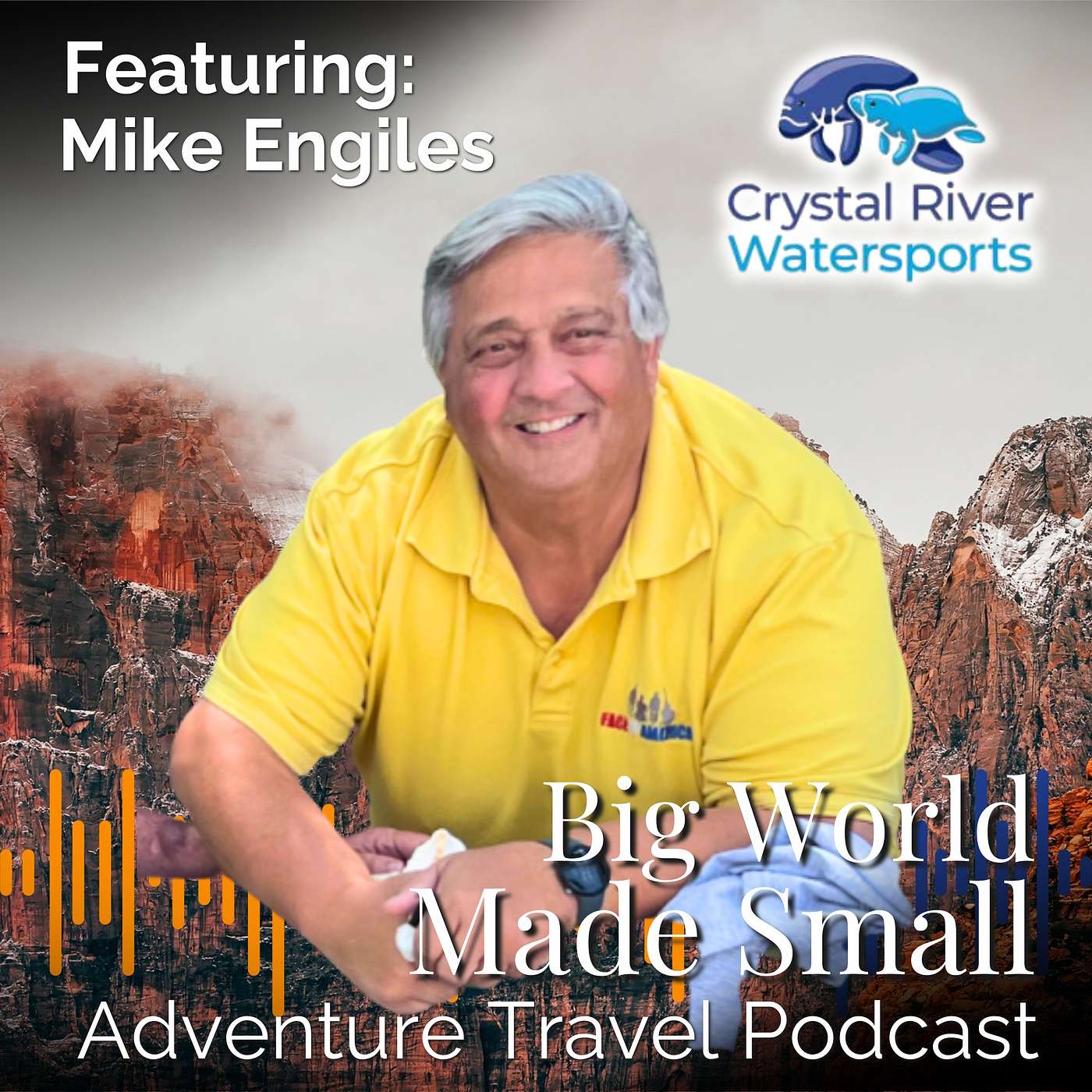 Adventure Travel with Mike Engiles - Crystal River Watersports in Florida episode artwork