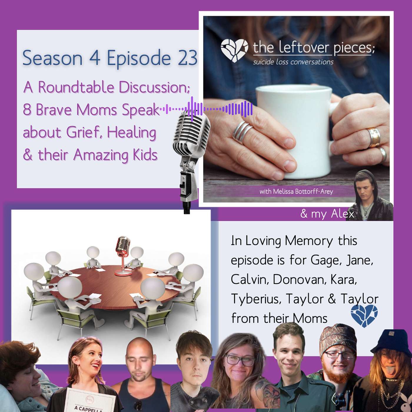 A Roundtable Discussion; 8 Brave Moms Speak about Grief, Healing & their Amazing Kids