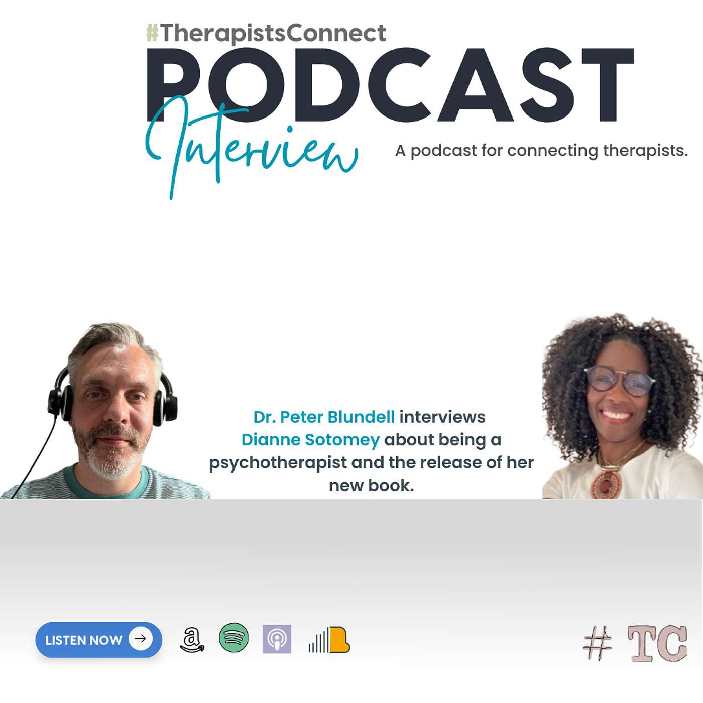 #TherapistsConnect Podcast – Episode with Dianne Sotomey and Dr Peter Blundell episode artwork