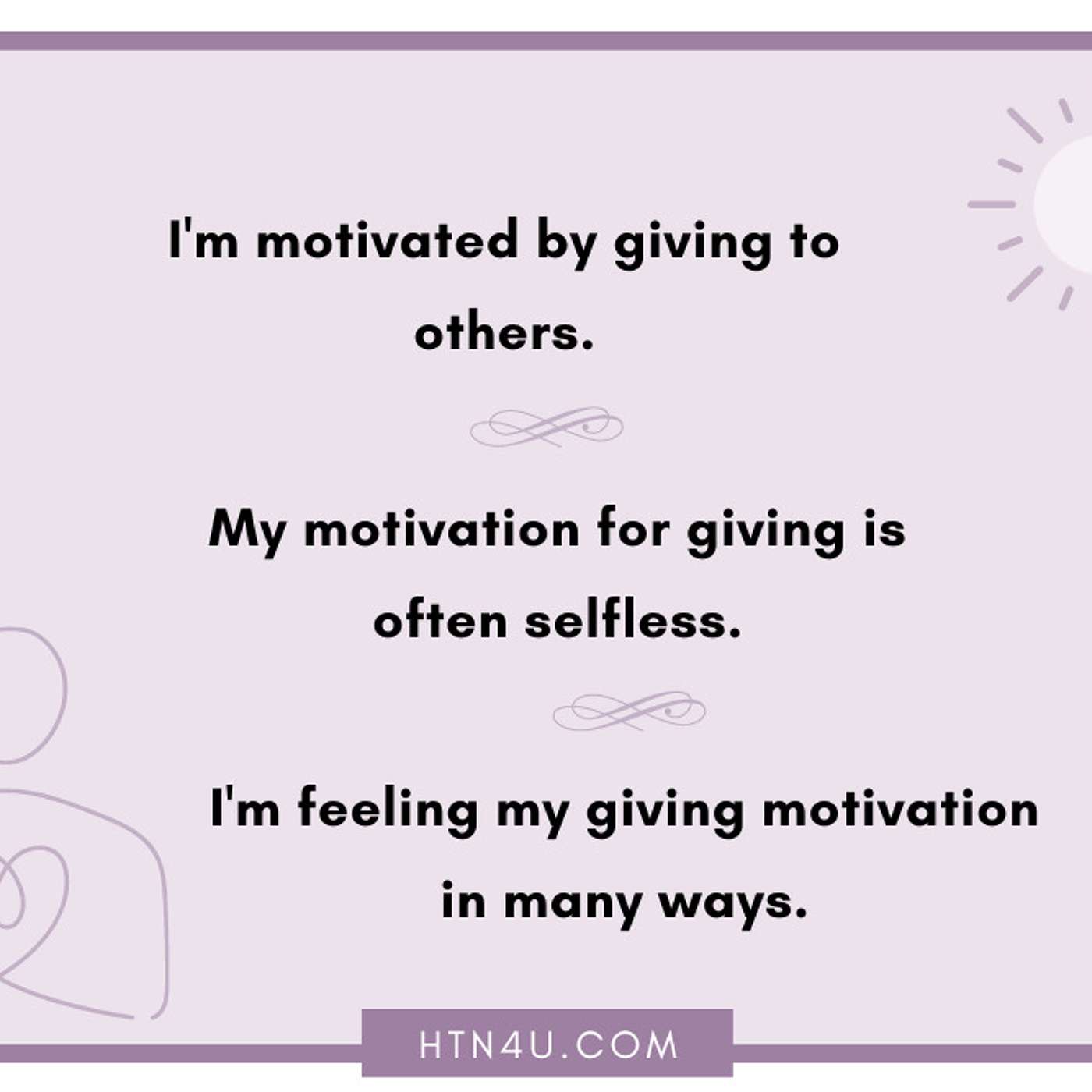 HTN4U Unlimiting Affirmations on Giving #247