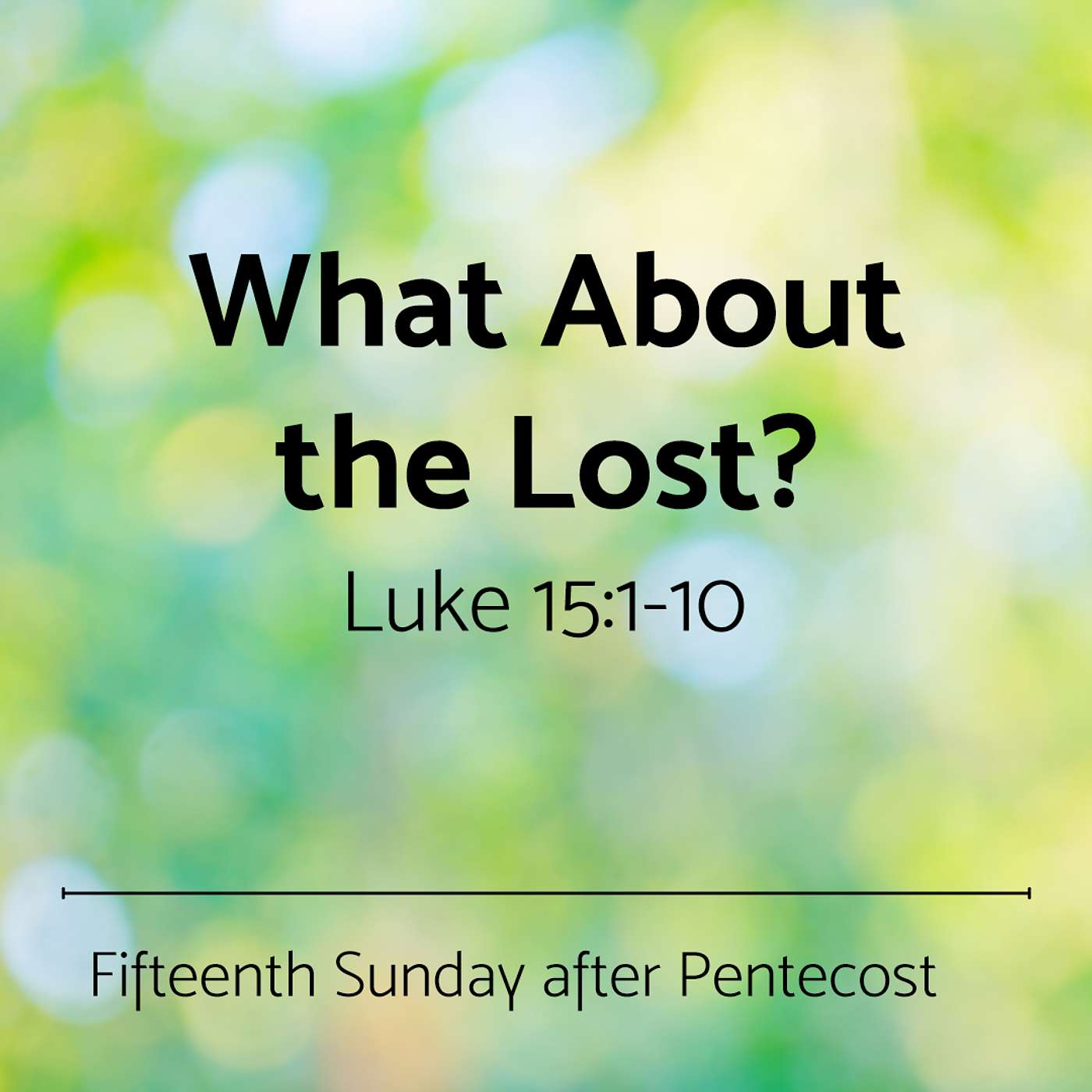 What About The Lost?