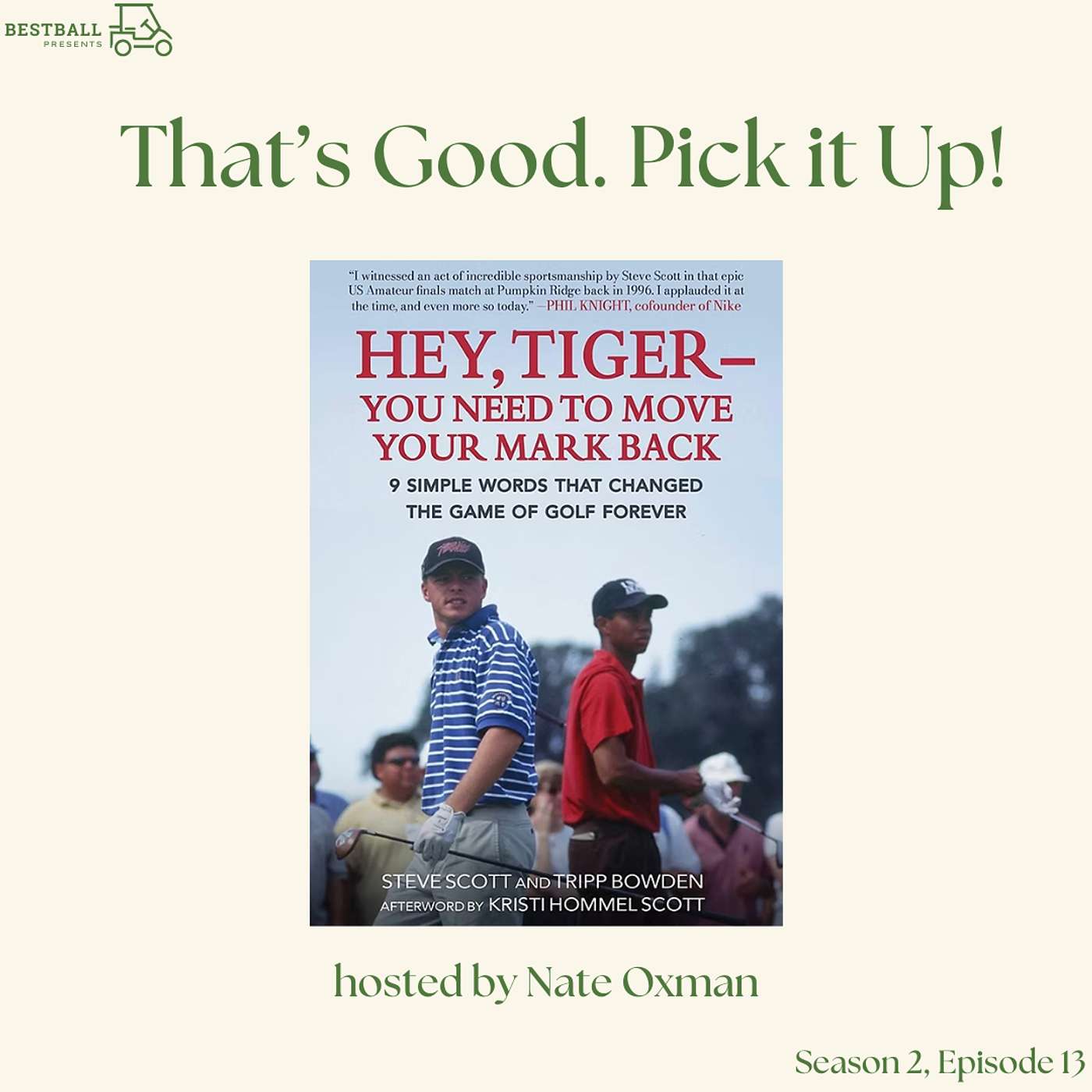 Steve Scott - Hey Tiger, You Need to Move Your Mark Back - Part 2 episode artwork