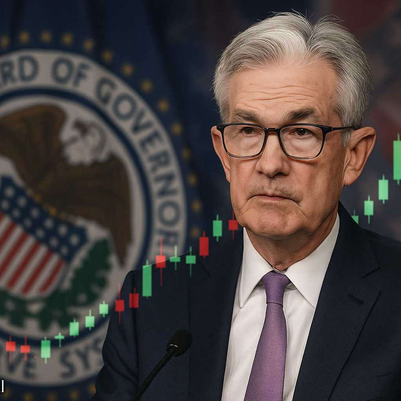 Jerome Powell kamatcsökkentésre utal: Trump nyomása alatt változhat a Fed politikája episode artwork
