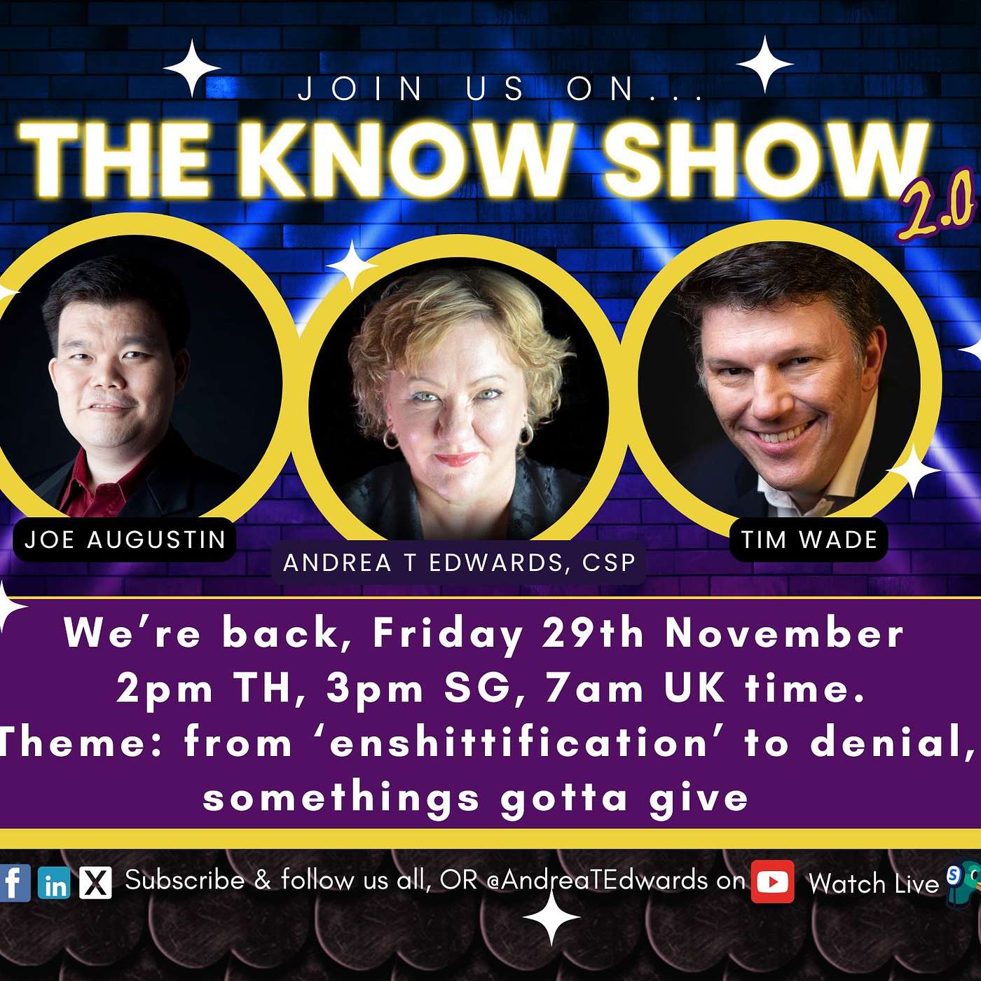 The Know Show – from ‘enshittification’ to denial, somethings gotta give