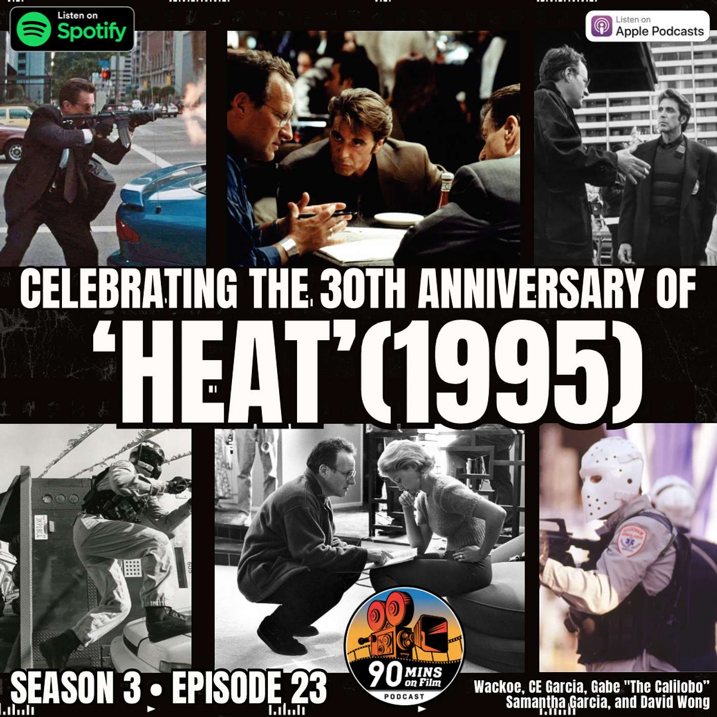 'Heat' [1995] - Wackoe, CE Garcia & Gabe "The Calilobo," with Samantha Garcia and David Wong.