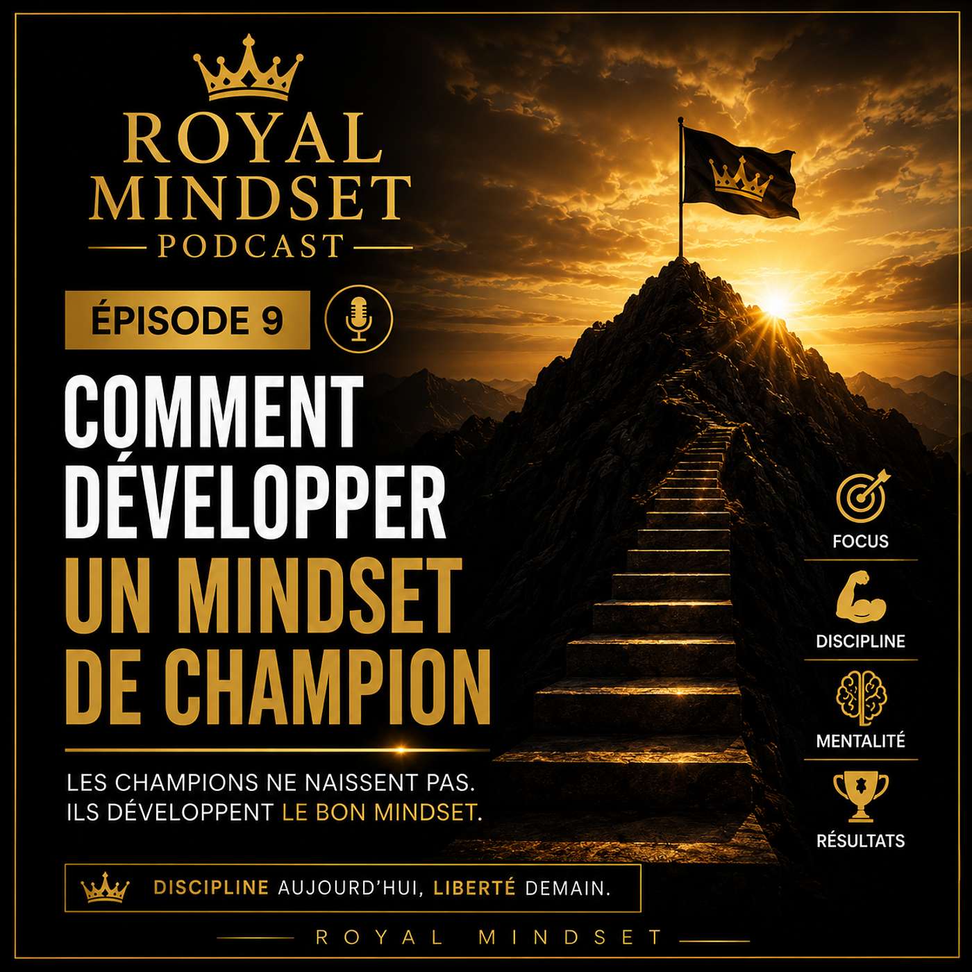 🎙️ Royal Mindset Podcast – Épisode 9  🔥 Comment développer un mindset de champion episode artwork