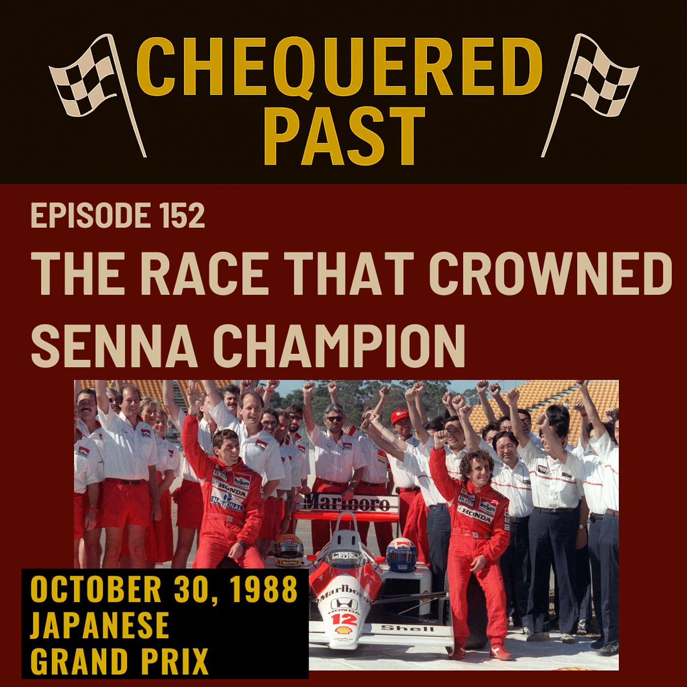 30th October 1988: The Race That Crowned Senna Champion episode artwork