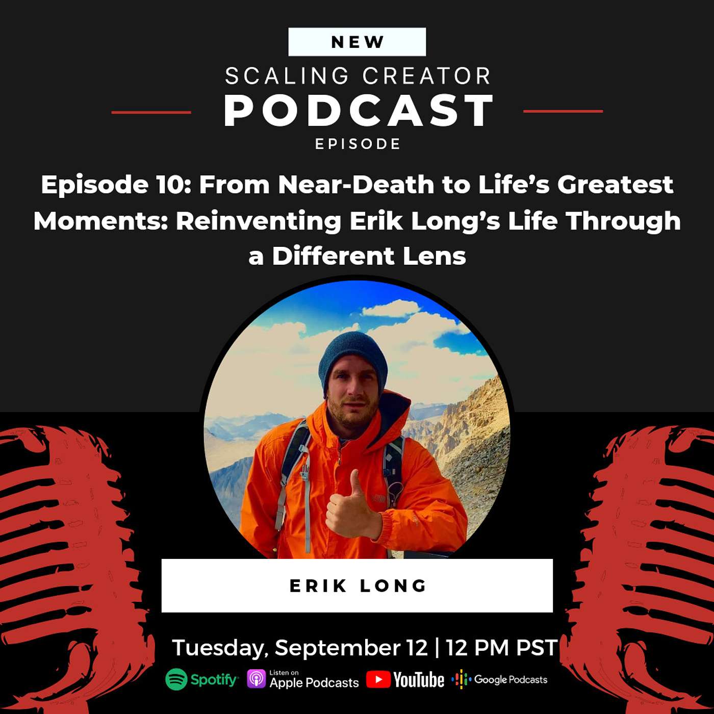 From Near-Death to Life’s Greatest Moments: Reinventing Erik Long’s Life Through a Different Lens