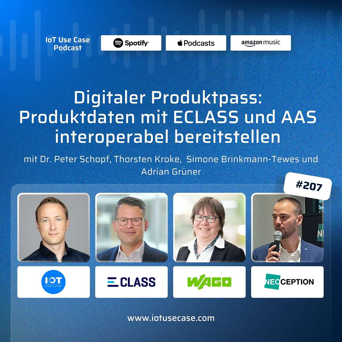 #207 | Digitaler Produktpass: Produktdaten mit ECLASS und AAS interoperabel bereitstellen | ECLASS & Neoception & WAGO episode artwork