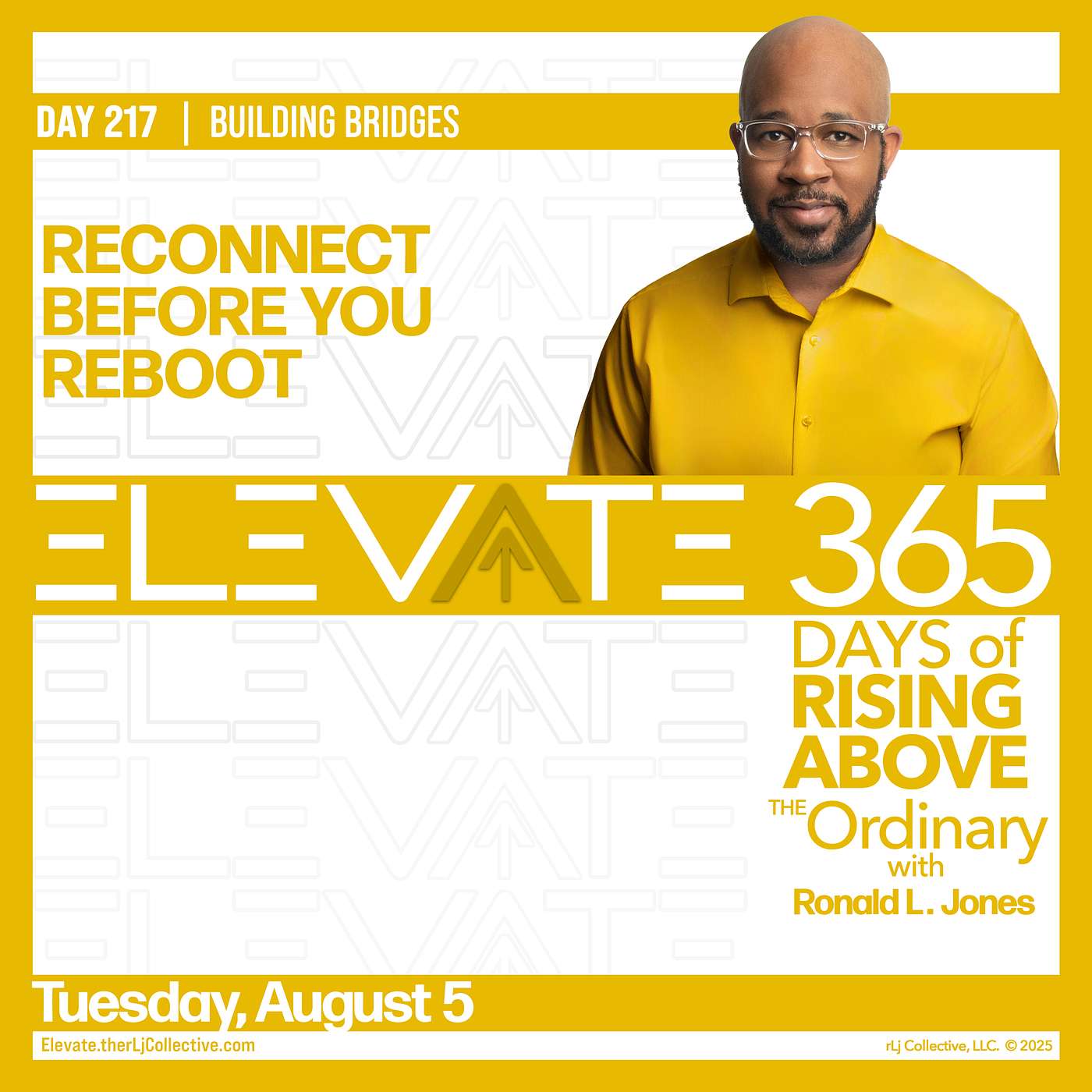 Day 217:  Reconnect Before You Reboot