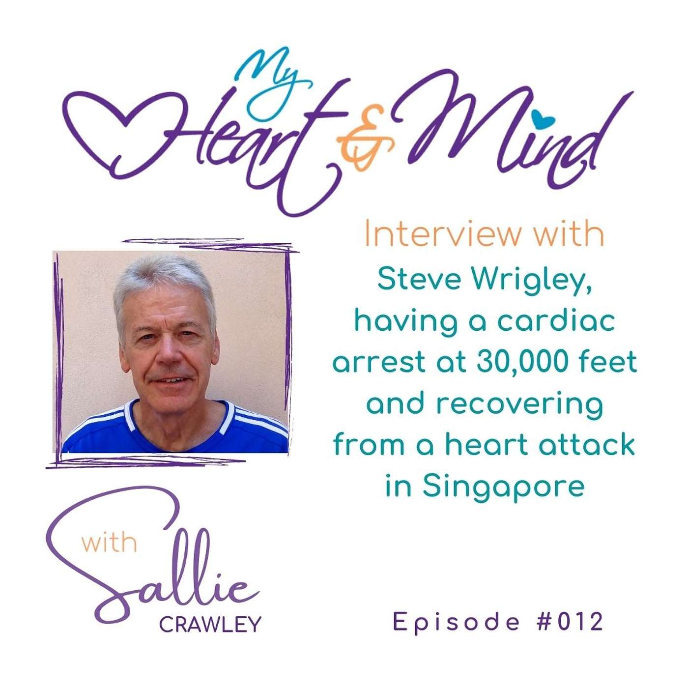 Interview with Steve Wrigley - Having a cardiac arrest at 30,000 feet and recovering from a heart attack in Singapore